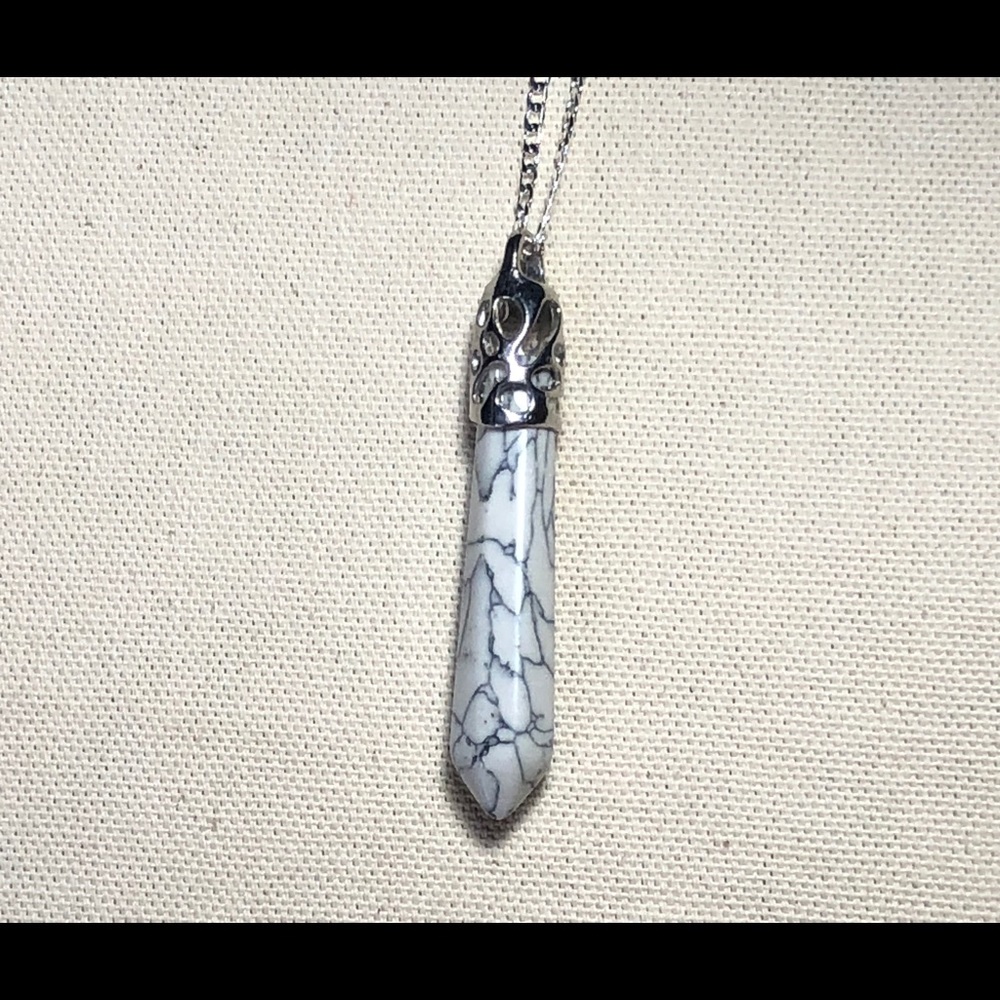 White Turquoise Gemstones Sterling Silver Jewelry